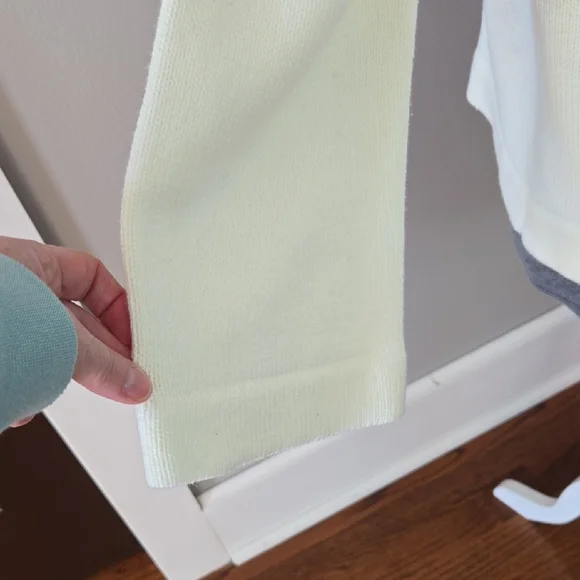 J. Jill Women's Small Cream Button Front Pocket Work Casual Cotton Cardigan - Picture 7 of 14